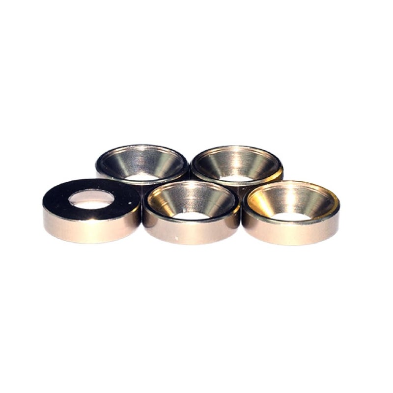 Alextend 50pcs M3 Countersunk Washers Alloy Aluminum Screw Gaskets (Titanium) - Image 1